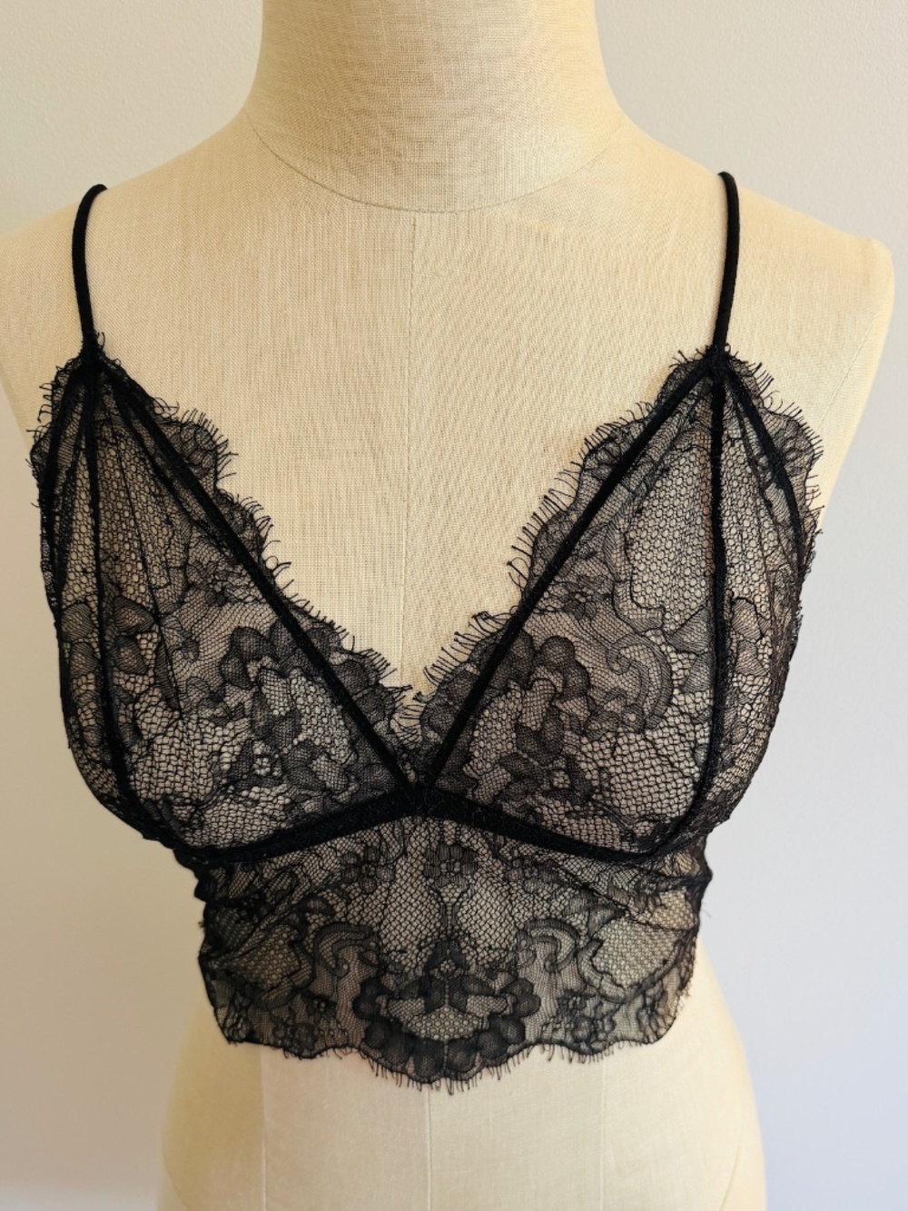 Anine Bing - NWT Black Lace Bra / Bralette / Size Medium